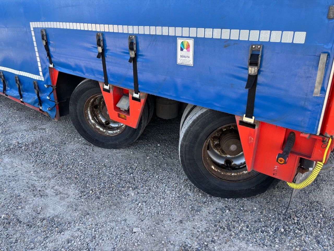 Fahrzeugabbildung Dinkel hydr. Tiefbett, Rampen, Edscha, Verbreiter, Lenk