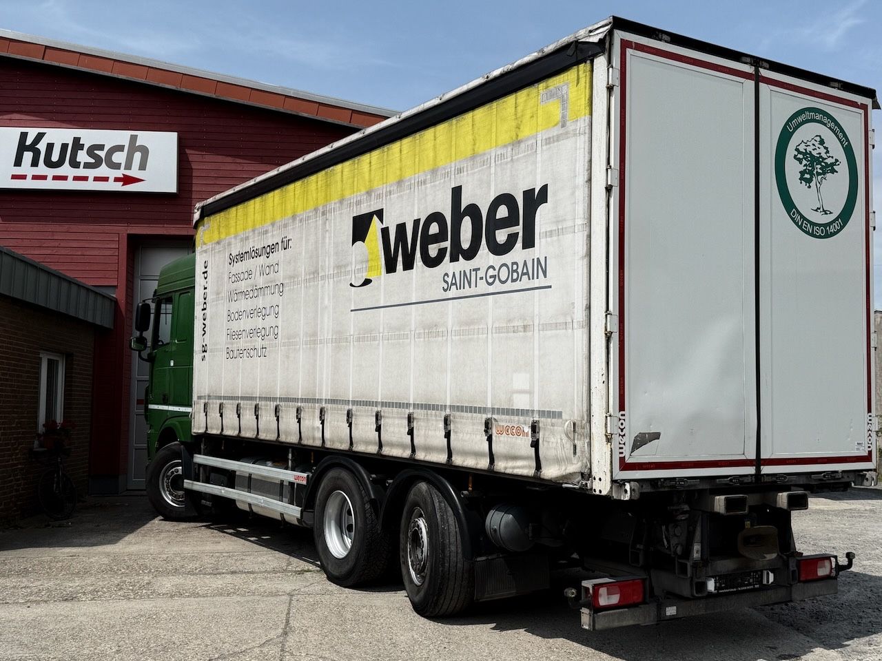 Fahrzeugabbildung DAF XF 460 SpaceCab, Edscha, Lenkachse, Intarder