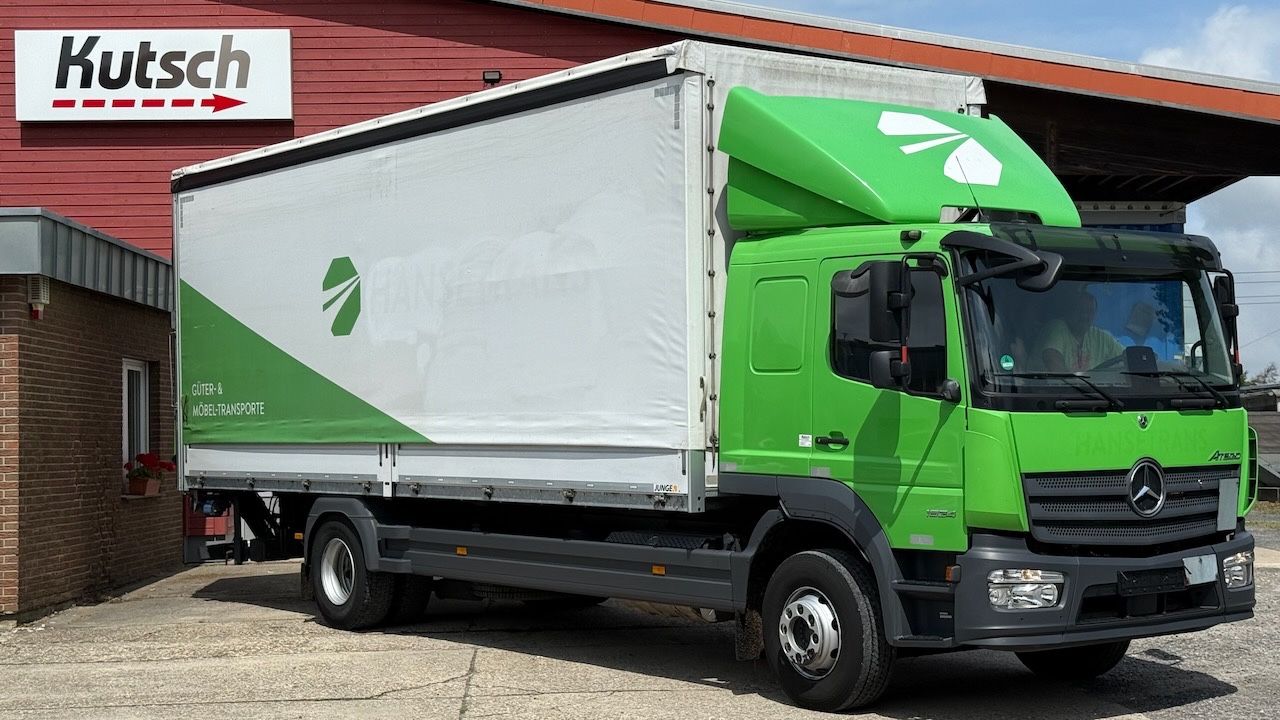Fahrzeugabbildung Mercedes-Benz Atego 1624L Pritsche/Plane, Ladebordwand