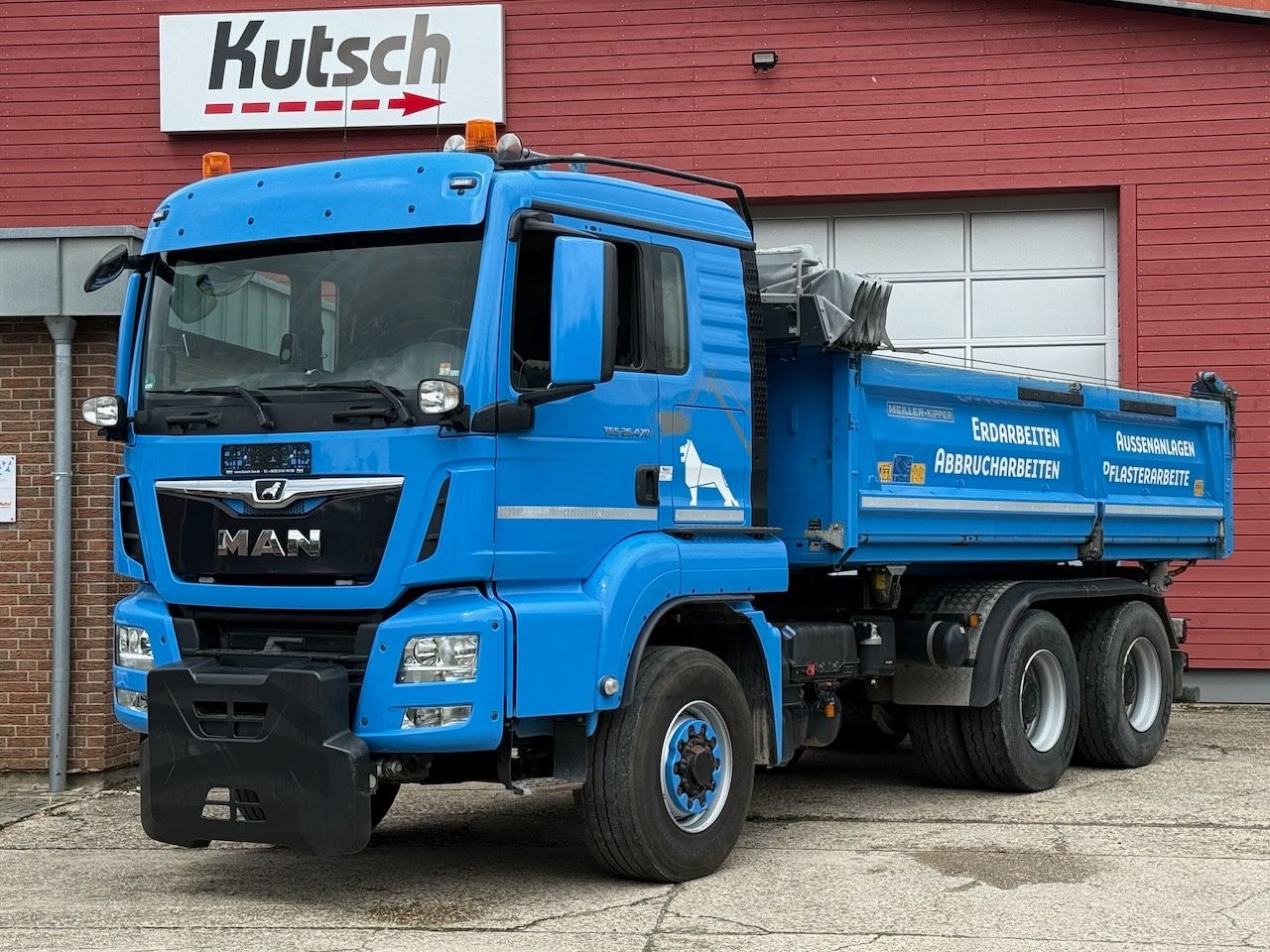 Fahrzeugabbildung MAN TGS 26.470BL 6x6H, el. Plane, Bordm, Schneepl.