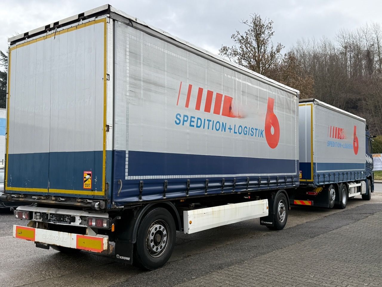 Fahrzeugabbildung Mercedes-Benz MB 2551LL Actros 5 + Krone Anhänger