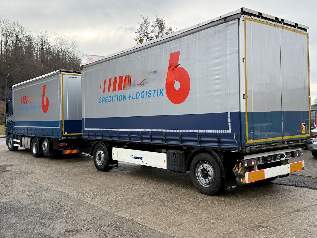 Fahrzeugabbildung Mercedes-Benz MB 2551LL Actros 5 + Krone Anhänger
