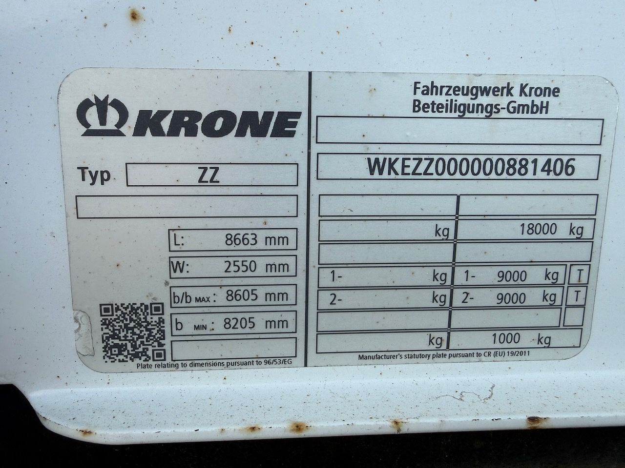 Fahrzeugabbildung Krone Tandem - Pritschen-Baustoff-Anhänger