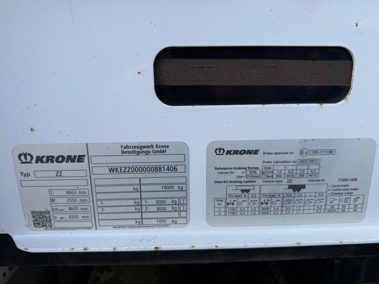 Fahrzeugabbildung Krone Tandem - Pritschen-Baustoff-Anhänger