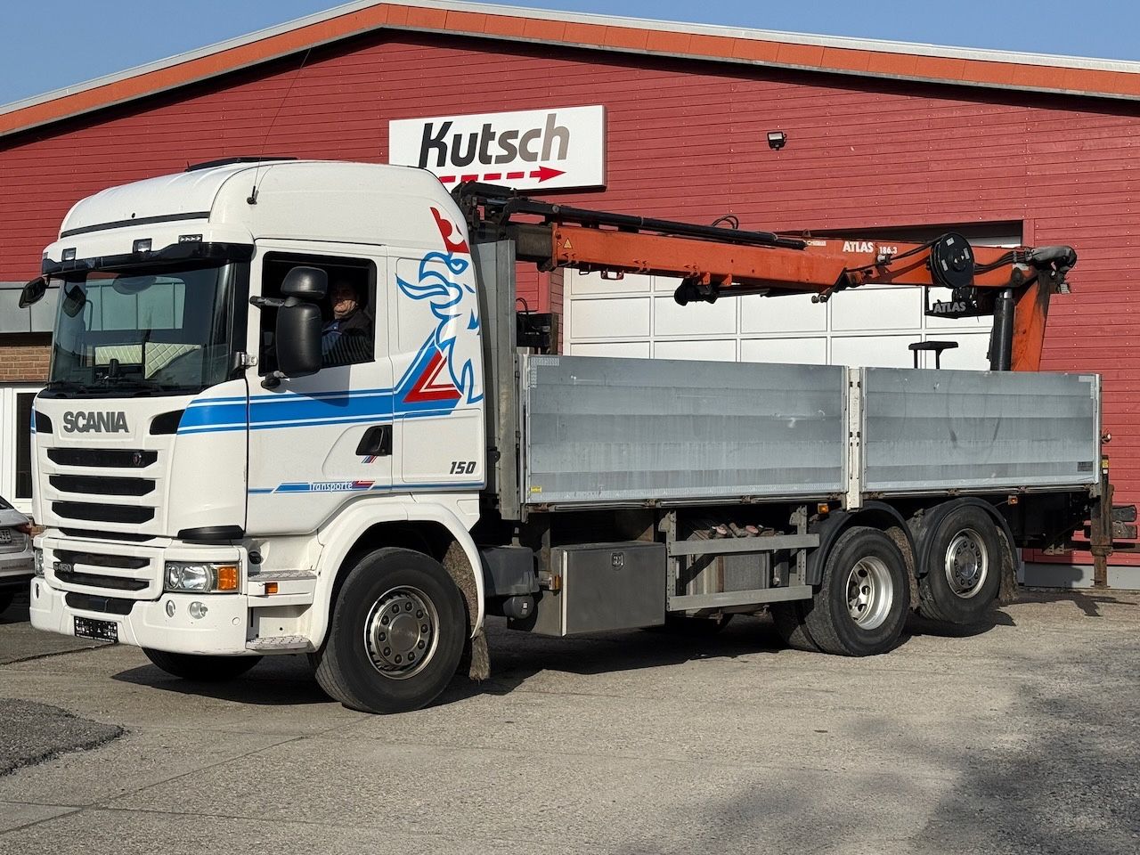 Fahrzeugabbildung Scania G 450 6x2/2 Baustoff + Kran Atlas 186.3