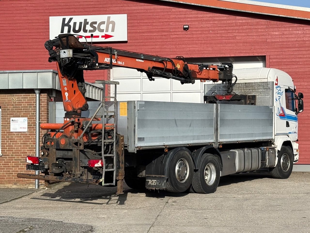 Fahrzeugabbildung Scania G 450 6x2/2 Baustoff + Kran Atlas 186.3