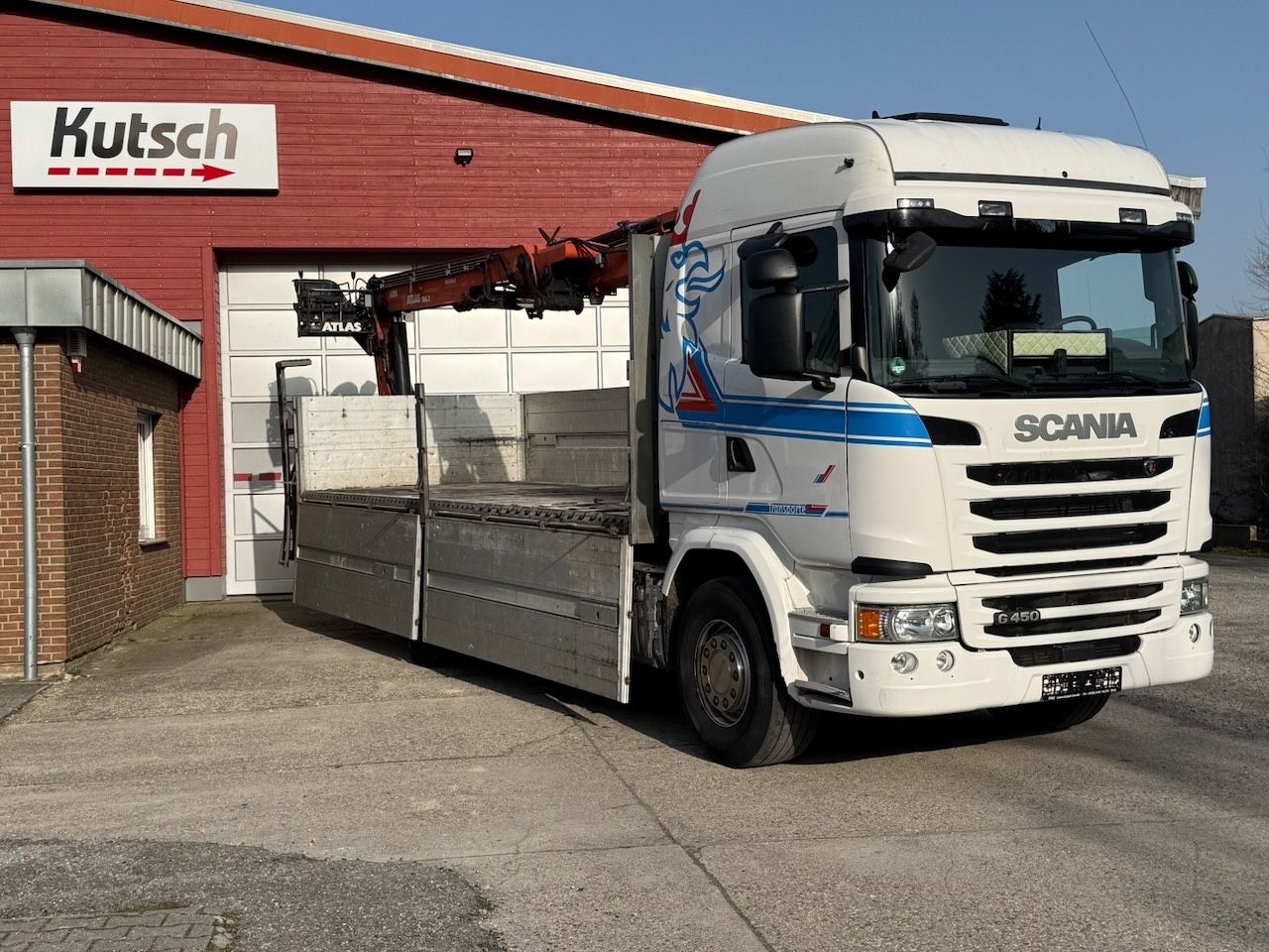 Fahrzeugabbildung Scania G 450 6x2/2 Baustoff + Kran Atlas 186.3