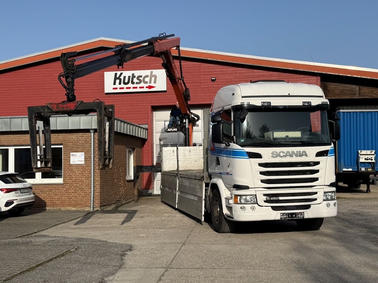 Fahrzeugabbildung Scania G 450 6x2/2 Baustoff + Kran Atlas 186.3