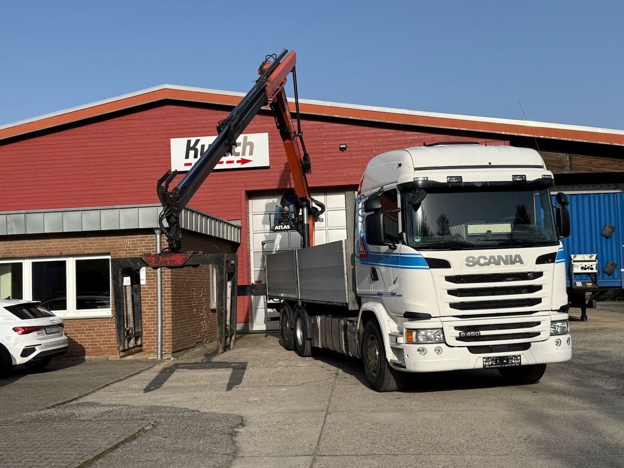 Fahrzeugabbildung Scania G 450 6x2/2 Baustoff + Kran Atlas 186.3