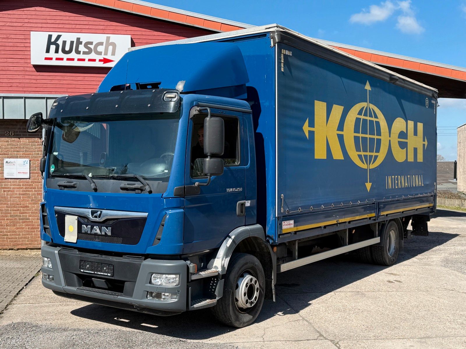 MAN TGM 15.250 BL 4x2 Pritsche / Plane + LBW