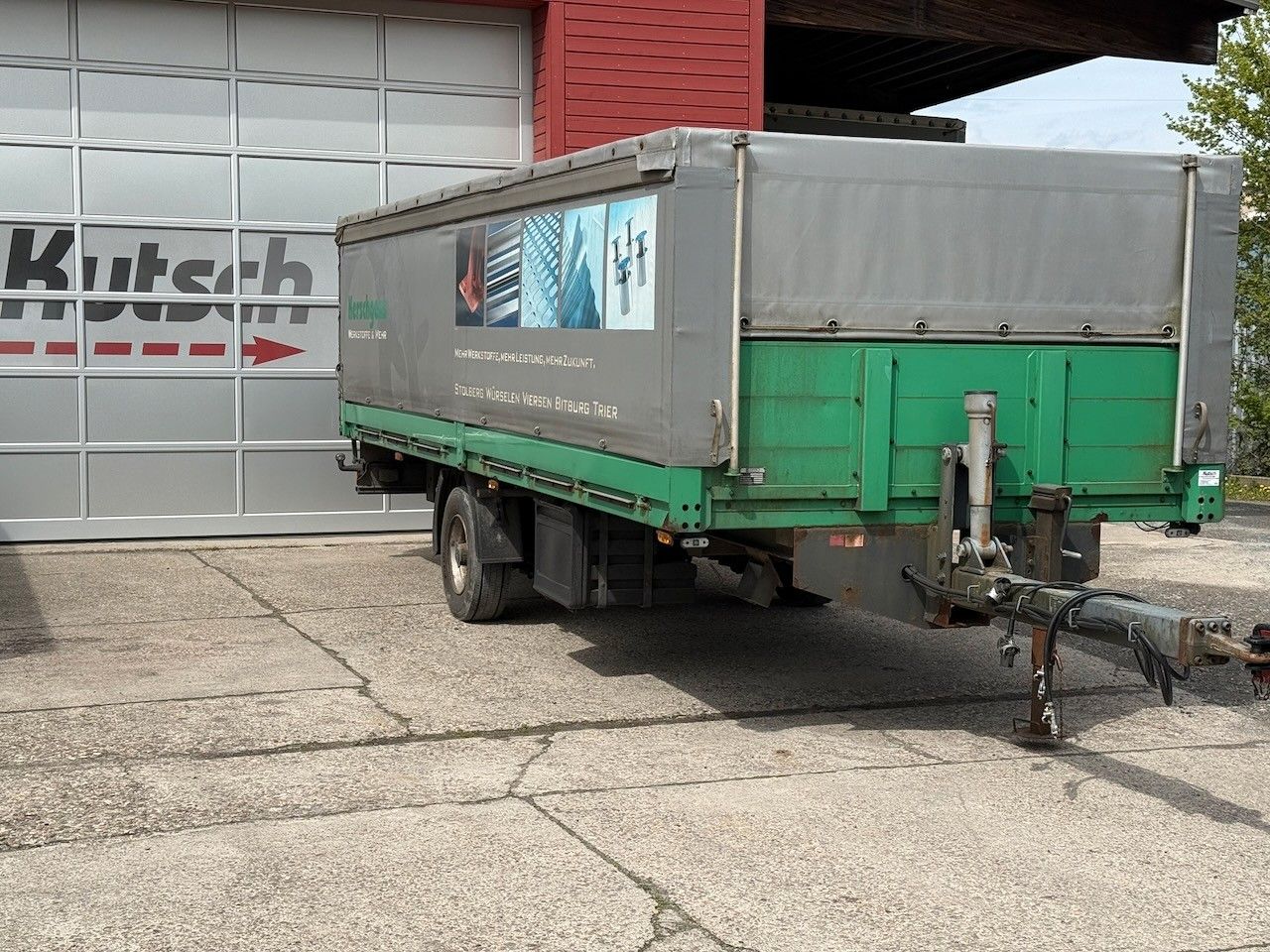 Fahrzeugabbildung Ackermann 1achs Pritsche - Edscha, Schiebeplane