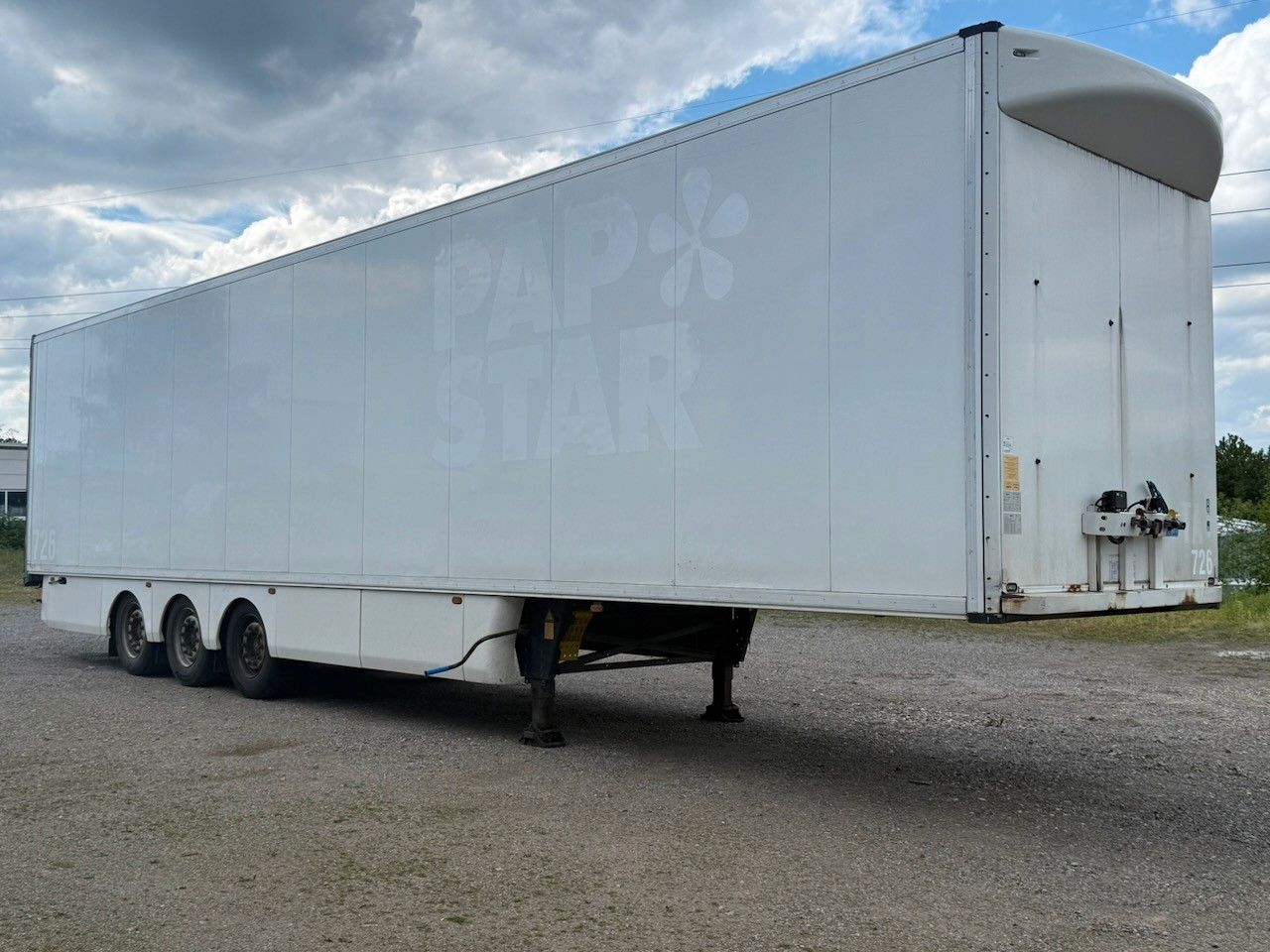 Fahrzeugabbildung Schmitz Cargobull SKO24 Doppelstock mit Balken isoliert