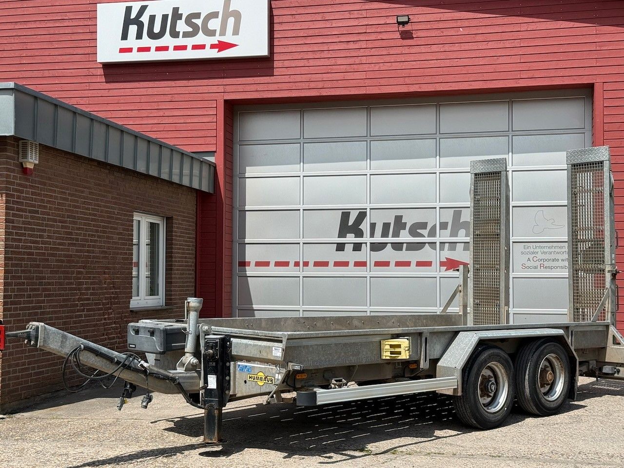Humbaur HS105020 Tieflader 10t mit Rampen