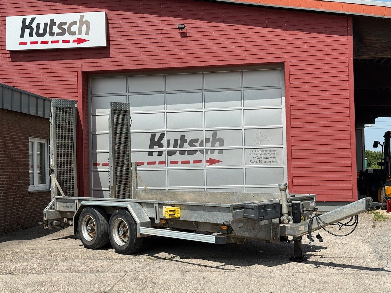 Fahrzeugabbildung Humbaur HS105020 Tieflader 10t mit Rampen