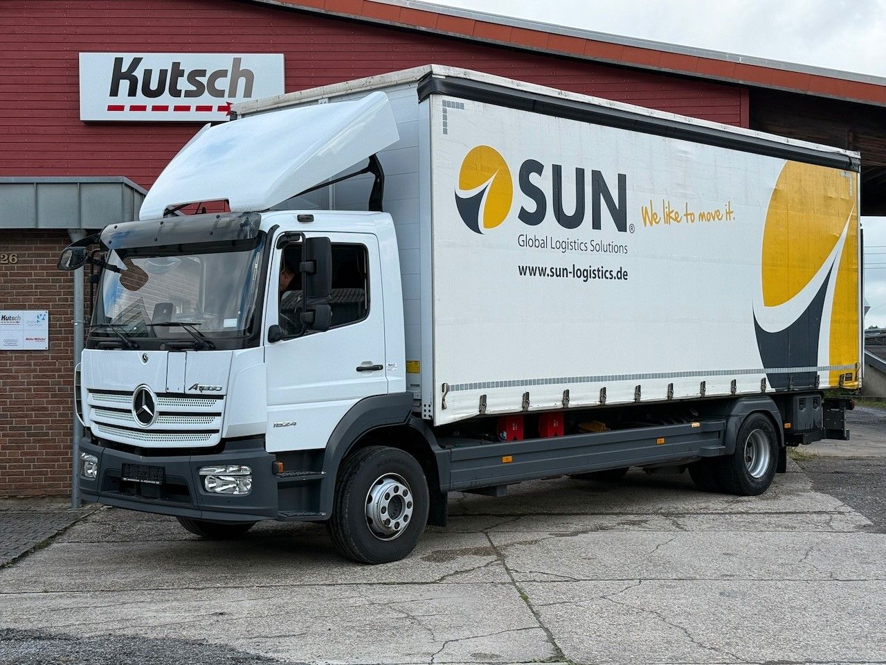 Mercedes-Benz Atego 1624L Pritsche/Plane, Edscha,