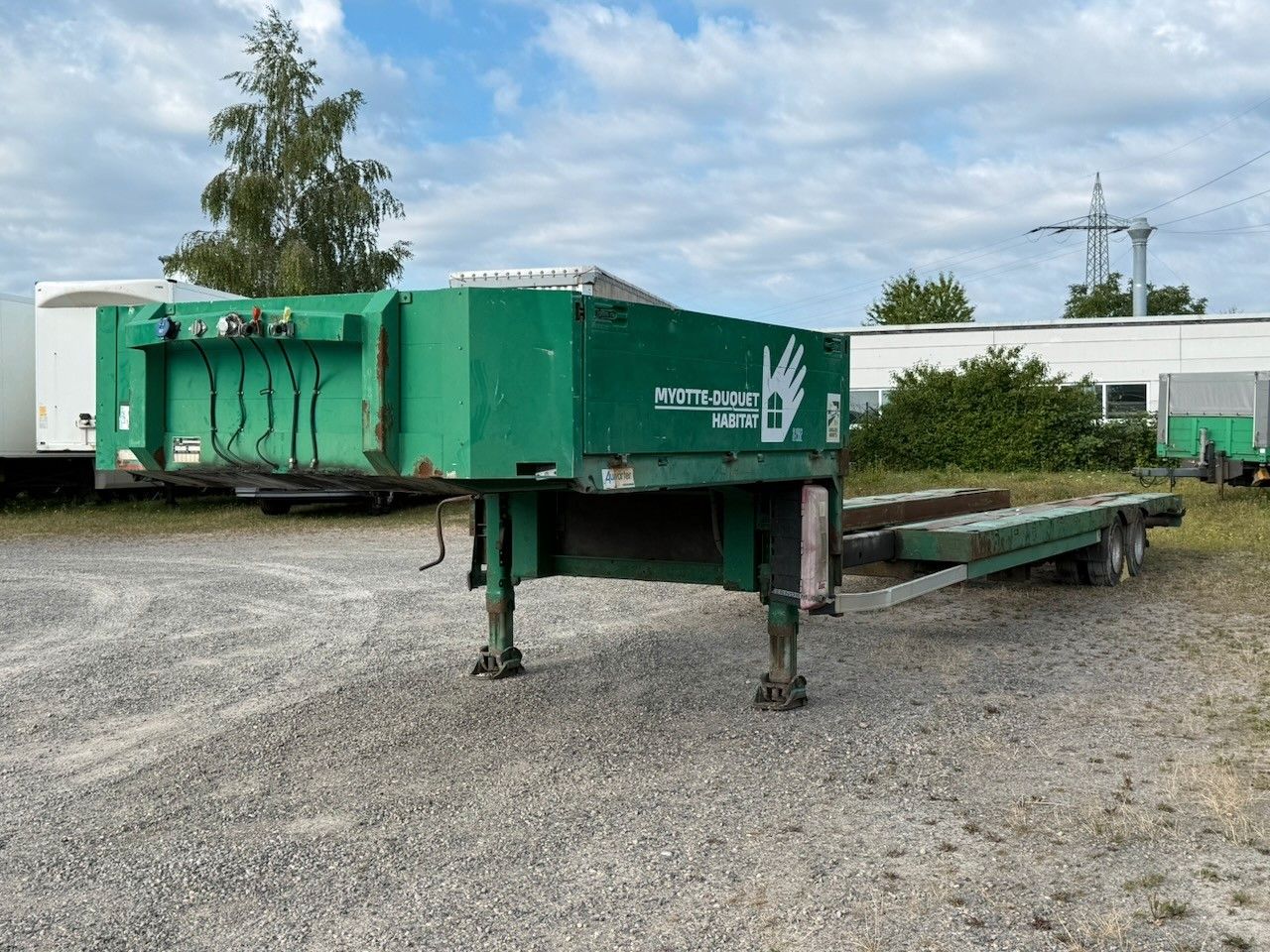 Auwärter 2achs Tieflader für Wechselpritschen