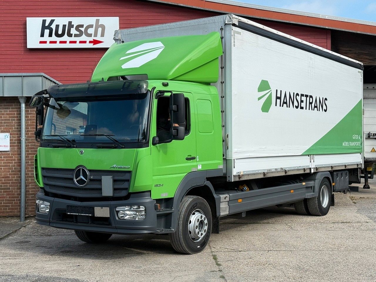 Mercedes-Benz 1624L Atego Pritsche/Plane/Lbw. , 1 Liege,
