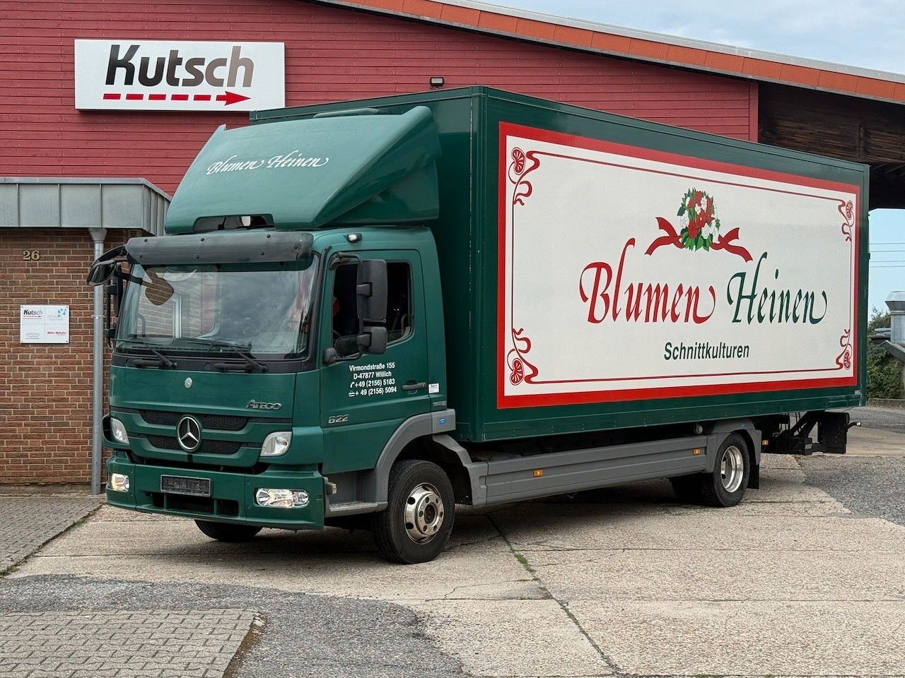 Fahrzeugabbildung Mercedes-Benz 822L Atego Koffer/Lbw., Heizung, Isoliert