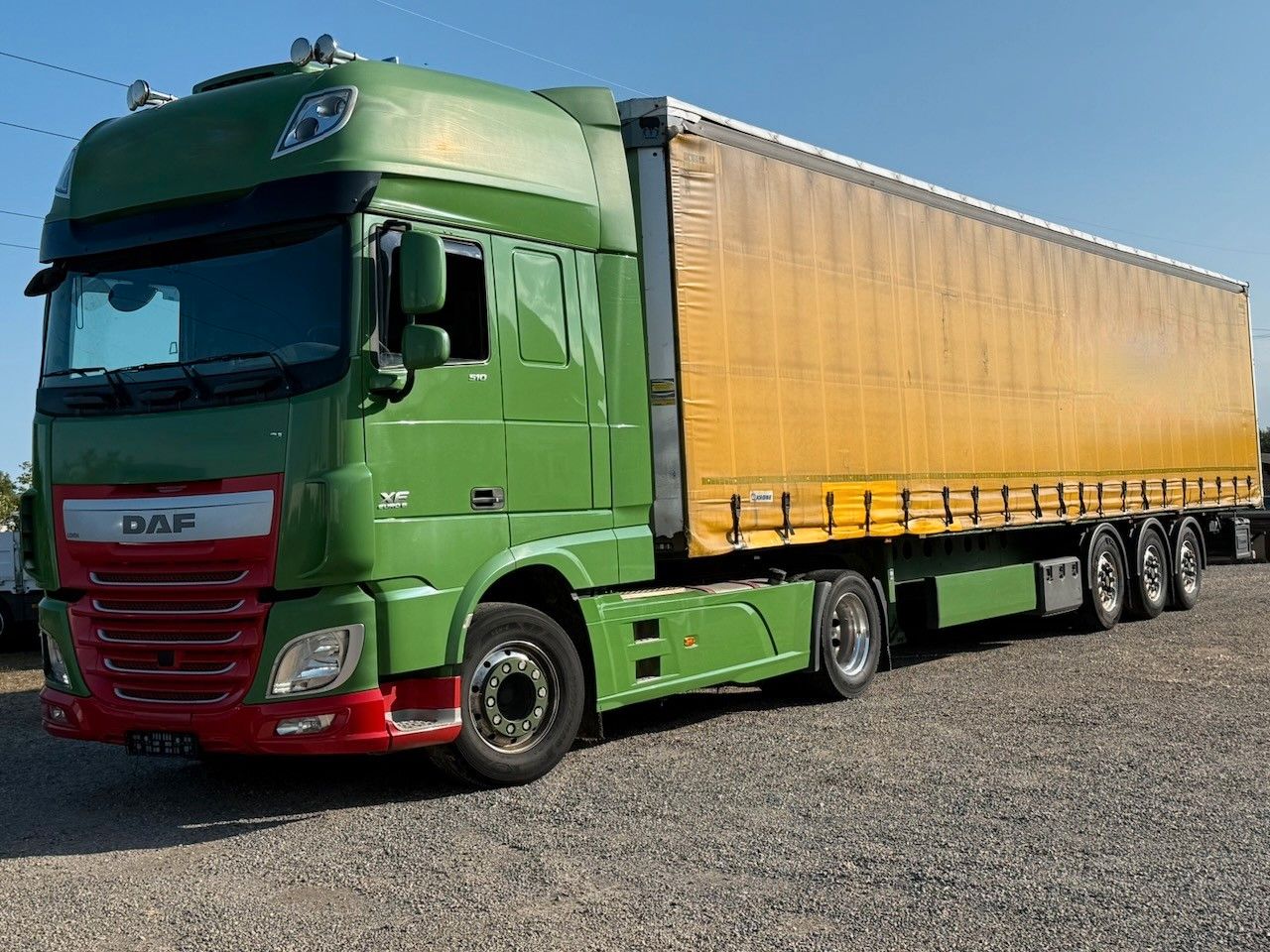 DAF XF 510 SuperSpace Cab + Krone 3achs Coil