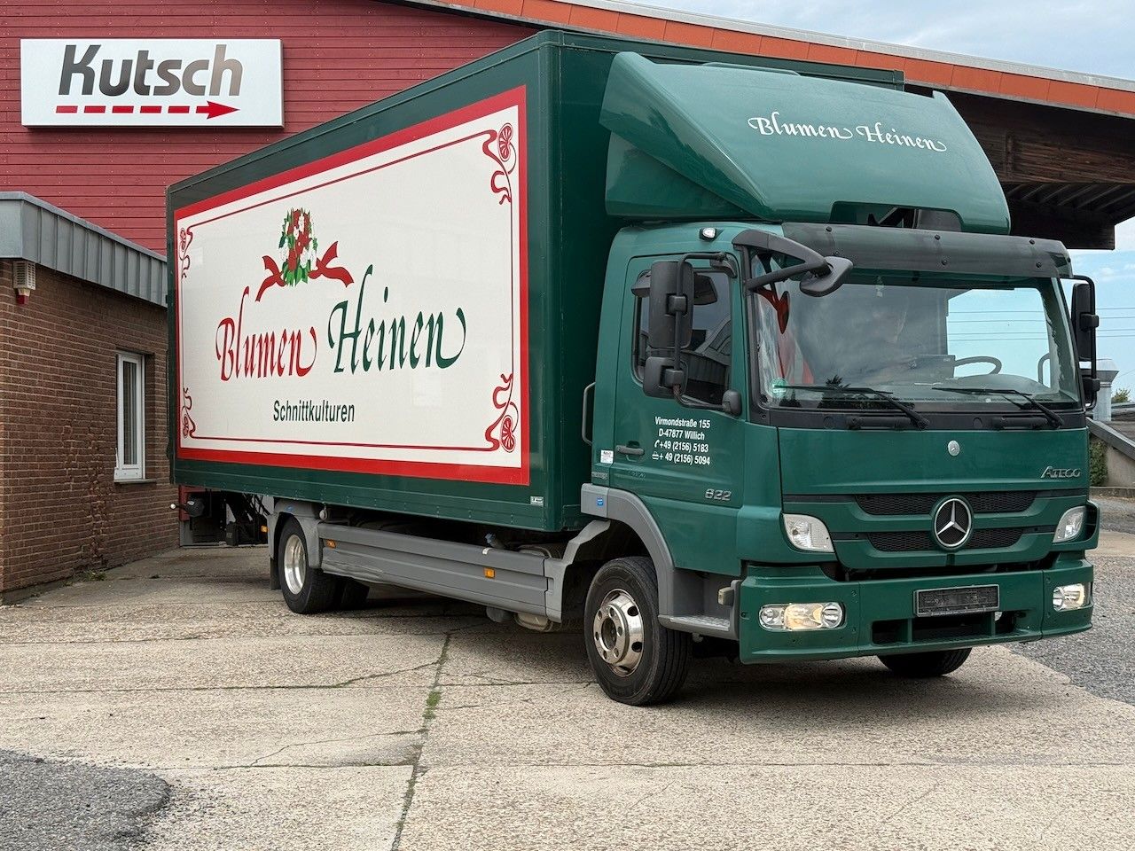 Mercedes-Benz MB 822L Iso-Koffer mit Heizung und Lbw.