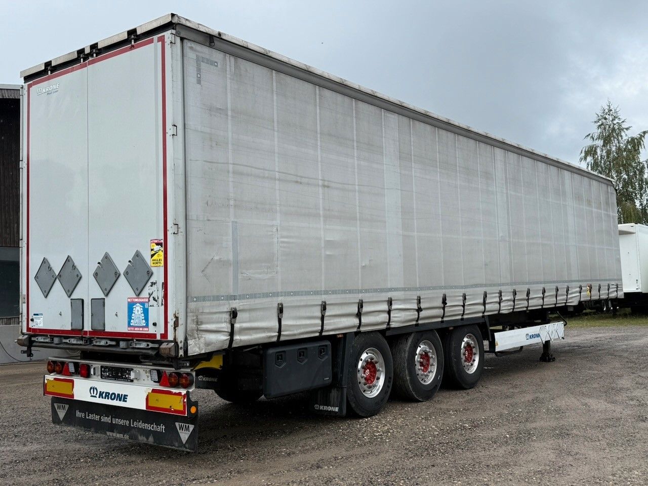 Krone Bordwände, Alufelgen, 2 x Liftachse, safety roof